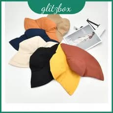 Chapéu De Sol Feminino De Verão Com Proteção Uv De Algodão Respirável De Aba Grande Para Atividades Ao Ar Livre