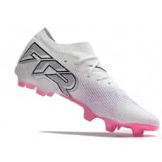 Botas De Futebol De Campo De Couro Masculino Branco Rosa Tênis Neymar Novos Calçados Esportivos