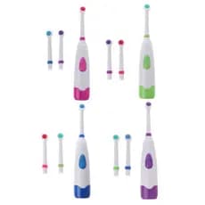 Escova De Dentes Elétrica Giratória À Prova D'água Alilin Com 3 Escovas Para Cabeça