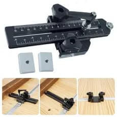 Alilin T Track Posicionamento Jig Thin Rips Guide Para Cortar Minimiza Compatível Com Vibração 3 Slots 8x3 4