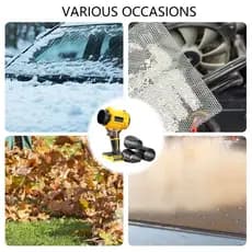 Alilin Speed Brushless Motor Ventilador Portátil Compatível 21V Inclui 2 Acessórios
