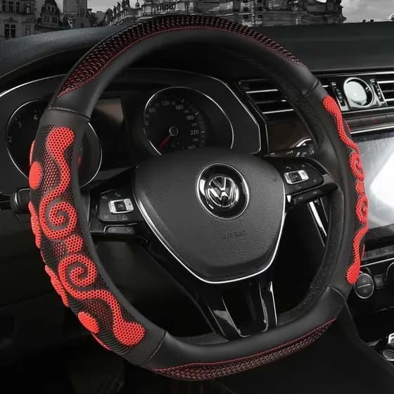 Capa de volante capa de volante dourada clássica moda luxo capa de volante de carro quatro estações Universal adequada p