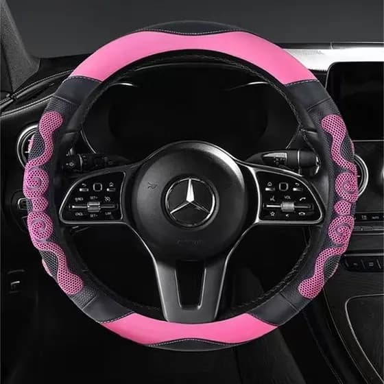 Capa de volante capa de volante estilo Popular moda mesmo estilo|Fibra Sintética|Linda capa de volante Mercedes SUV|Pret