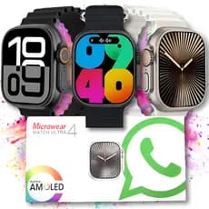 Relógio Smartwatch MICROWEAR U4 Plus 49MM ULTRA Chat GPT Lançamento