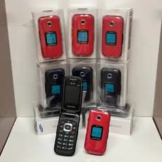 Telefone Samsung SM-B311V Flip Tecla Grande Ideal Avós Idosos câmera de telefone rádio de bateria de lítio