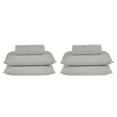 Kit 2 Jogos de Cama Solteiro, Casal e Queen. Em Malha 100% Algodão C/ Elástico