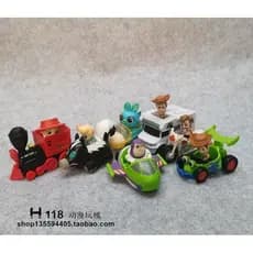 Figuras Genuínas Exportadas de Toy Story: Woody, Jessie, Buzz, Pastora, Modelo de Brinquedo RV KASS