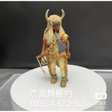 Figura solta Bullyland Indian Scout, modelo de personagem realista para cenas de ação.