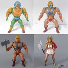 Gigante Espacial He-Man Série Super Retro He-Man Duncan Warrior. Articulações móveis de baixo perfil.