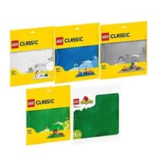 Série Clássica de Blocos de Construção Criativos com Placas de Base Coloridas, Peças Grandes, Construção Aberta, Brinque