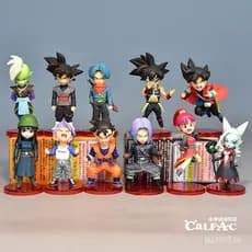 Figuras Colecionáveis da Fábrica de Óculos WCF Dragon Ball Super Goku Bardock Trunks, Bonecos em Caixa, Ornamentos em Fo