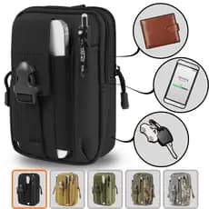 Bolsa Porta Objeto Celular Carteira Pochete Multiuso Esportiva Masculina P/ Cinto