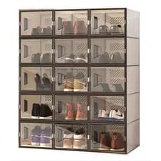KIT caixa organizadora multiuso organizador de sapato kit organizador de sapatos casa decoração
