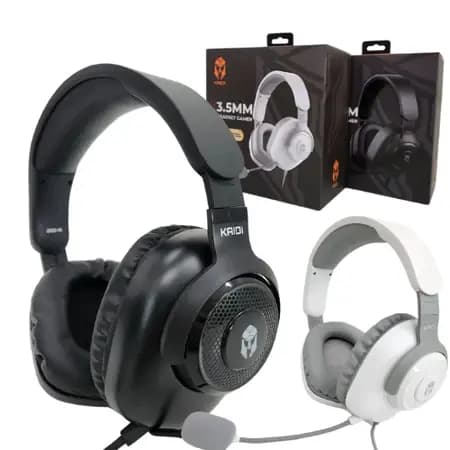 Fone Gamer Kaidi KD-G31 - Headset Gamer com Microfone, 3.5mm, Isolamento Acústico & Design Ergonômico