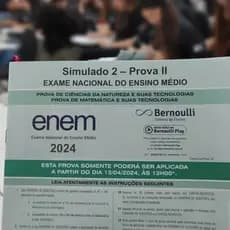 APOSTILA SIMULADO BERNOULLI - ANOS: 19, 20, 21, 22, 23 E 24 - IMPRESSO E ENCADERNADO + GABARITO COMENTADO