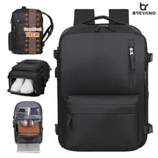 Mochila de Viagem Feminina Masculinas Multifuncional Reforçada Impermeável Expansível Mochila Notebook