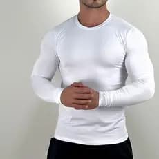 Camiseta Masculina Térmica com Proteção UV 50+ Leve