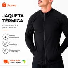 Jaqueta Masculina de Alto Desempenho Térmico para Exercícios Intensos