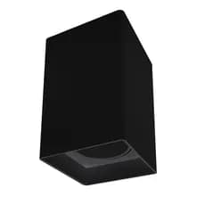 Luminária Spot MR16 Quadrado Sobrepor Direcionável Preto p/ lâmpada dicroica G-light