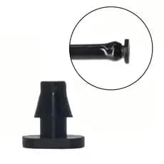 10/20/30/40/50 Conector Final de Linha Tampão 4mm Para Microtubo Irrigação 1/4" 4/6mm 4/7mm