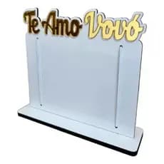 Porta Retratos em MDF Te Amo Vovó