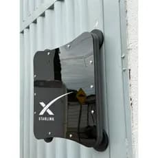 Case Suporte Veícular Externo p/ Teto Starlink Mini Com Imãs 66mm Emborrachados Ultra Resistente