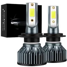 Kit Par Super Led Mini H1 H3 H4 H7 H8 H11 9005 HB3 9006 HB4 H27 880 881 H16 5202 Lâmpada farol