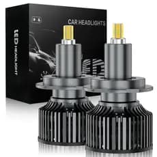 Par Lâmpada Ultra Farol Led 360° H1 H3 H7 H8 H11 9005 Hb3 9006 Hb4