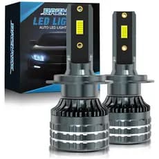 Par Lampada Ultra Farol Led H1 H3 H4 H7 H8 H11 9005 HB3 9006 HB4 9012 Hir2 6500k Branco 100W 30000LM