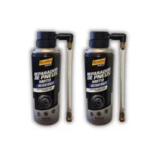 Kit C/2 Reparador Instantâneo de Pneu Moto Rápido e Seguro - Mundial Prime