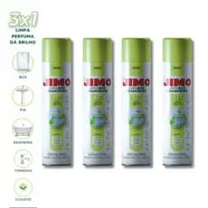 Kit C/4 Limpa Box e Banheiro Vidros Spray Limpeza Profunda e Desengordurante Multiuso 400ml - Jimo