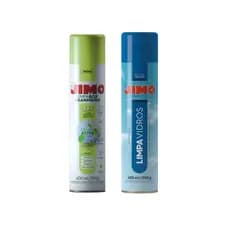 Kit Jimo Limpa Vidros + Limpa Box e Banheiro 400ml – Limpeza Profunda e Brilho Impecável