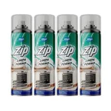 Kit C/ 4 Espuma Limpa Forno Fogão Panela Remove Gorduras Spray 300ml- Zip My Place