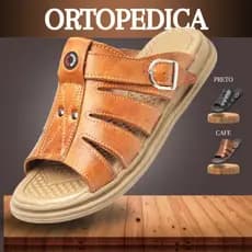 Sandalia Franciscana Ortopedica Lançamento Original Ante-Stres Sola Ante Derrapante Confortavel.