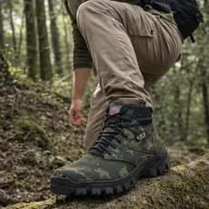 Coturno Masculino Exercito Camuflado e Preto  Confortavel 37 ao 44 Resistente e de Alta Qualidade