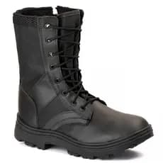 Bota Militar Tatíca Coturno Masculina  Super Conforto Com Zíper