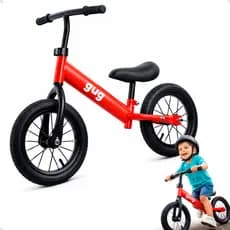 Bicicleta Balance Bike Equilibrio Sem Pedal Aro 12  Sem Pedal Vermelha Aro 12 - Tiggy