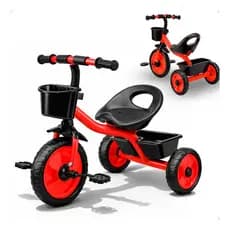 Triciclo Infantil Vermelho Com Cestinho - Tiggy