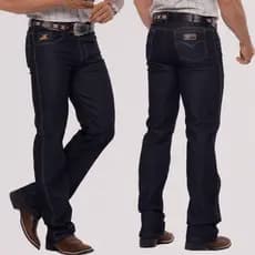 Calça MASCULINA TRADICIONAL COUNTRY Rodeio Montaria com Elastano Masculino