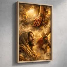 Quadros Decorativos religioso jesus Grande Quarto Sala Cozinha COM MOLDURA MADEIRA