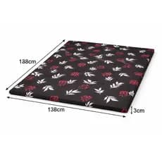 colchonete  casal 188x138x3cm d23 camping acampamento envio imediato