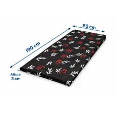 Colchonete D23 190x50x3cm Espuma Macia Confortável Dobrável Camping Academia Envio Rápido