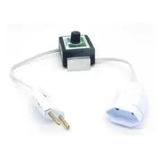 Regulador Dimmer Rotativo Bivolt com tomadas e dissipador p/  Furadeira Parafusadeira Esmerilhadeira