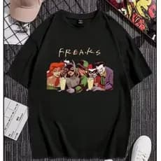 camisa  de vilões da dc frends unissex (100%algodão)