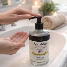 Sabonete Antisseptico Liquido Transparente Higienizador Mãos Corpo Rosto 500ml