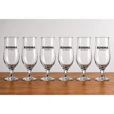 Kit 6 Taças de Cerveja Bohemia Pilsen 380ml Vidro Original Ambev