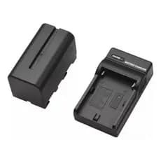 Kit 1 Bat. Np - F970 + 1 Carregador P/ Led Yn300 Yn600 Yn608