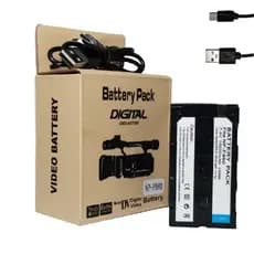Bateria Np-f980 F980 Com 10.000mah Pra Led iluminador Cameras E Filmadoras