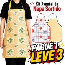 Avental Impermeável Napa PVC Cozinha Churrasco Salão Lavanderia Multiuso Resistente Fácil Limpar