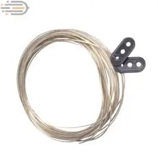 Varal Cabo de Aço Revestido PVC 10m Super Resistente Antiferrugem Forte com Presilhas